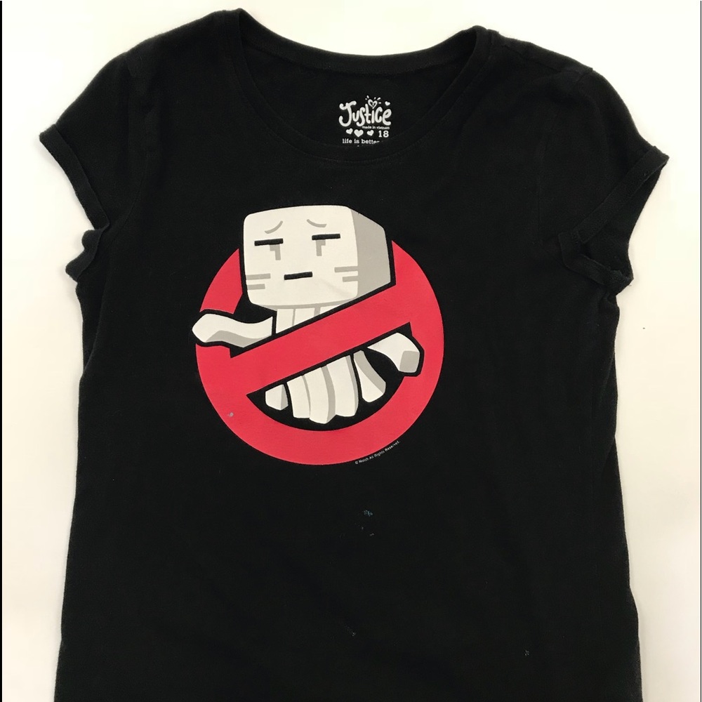 Justice Minecraft Ghast short sleeve t-shirt s